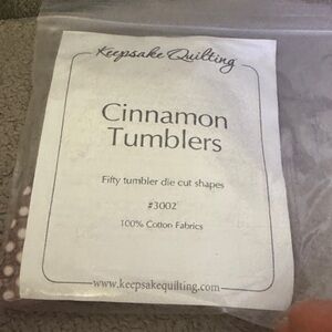 Keepsake Quilting Cinnamon Tumblers